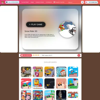 SNOW RIDER startsida 2023