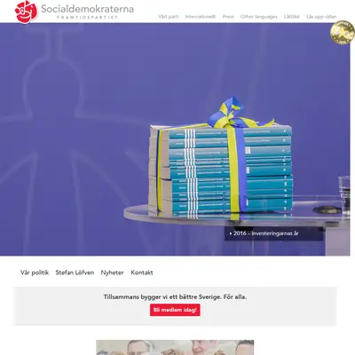 Socialdemokraterna i Bräcke startsida 2016