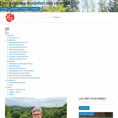 Socialdemokraterna i Sjuhärad startsida 2022