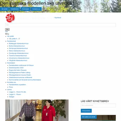 Socialdemokraterna i Sjuhärad startsida 2023