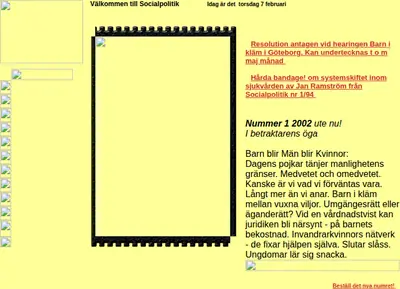 socialpolitik.com startsida 2002