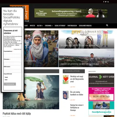 socialpolitik.com startsida 2022