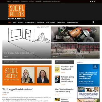 socialpolitik.com startsida 2025