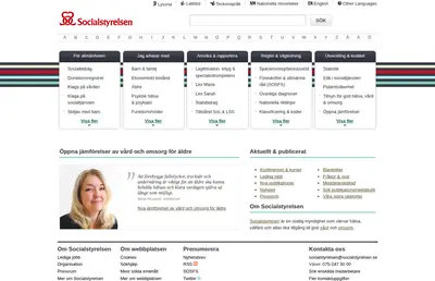 Nytt från Socialstyrelsen startsida 2013