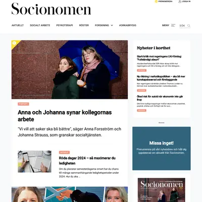 Socionomen startsida 2024