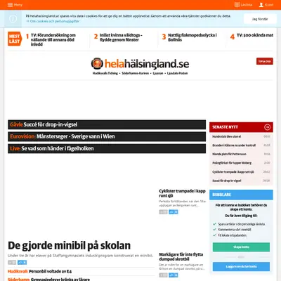 soderhamnskuriren.se webb-tv startsida 2015