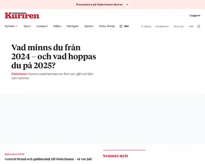 soderhamnskuriren.se webb-tv startsida 2025