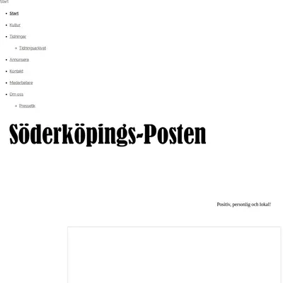 SÖDERKÖPINGS-POSTEN startsida 2019
