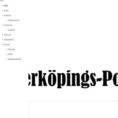 SÖDERKÖPINGS-POSTEN startsida 2021