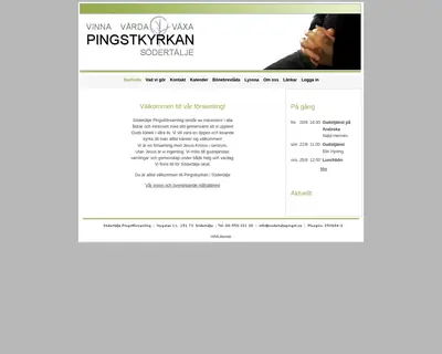 Pingstkyrkan Södertälje startsida 2010