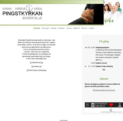 Pingstkyrkan Södertälje startsida 2014