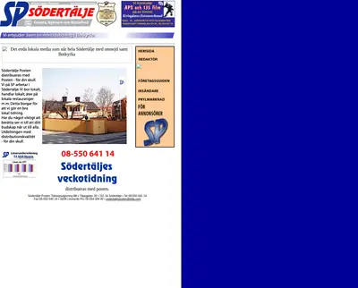 www.sodertaljeposten.se startsida 2002
