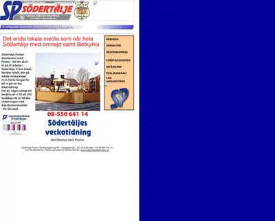 www.sodertaljeposten.se startsida 2003