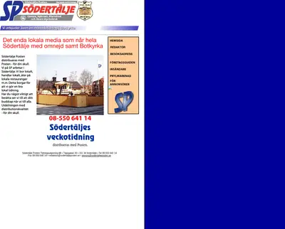 www.sodertaljeposten.se startsida 2004