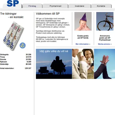 www.sodertaljeposten.se startsida 2007