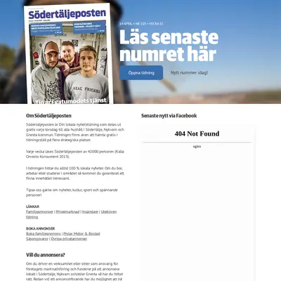 www.sodertaljeposten.se startsida 2016
