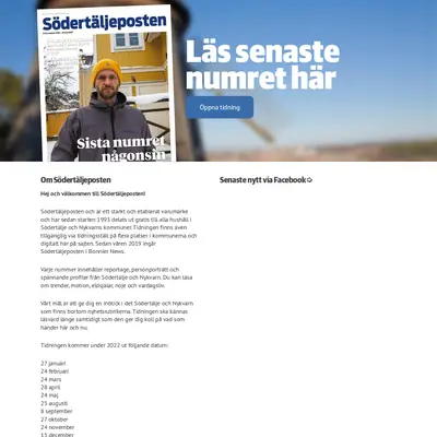 www.sodertaljeposten.se startsida 2023