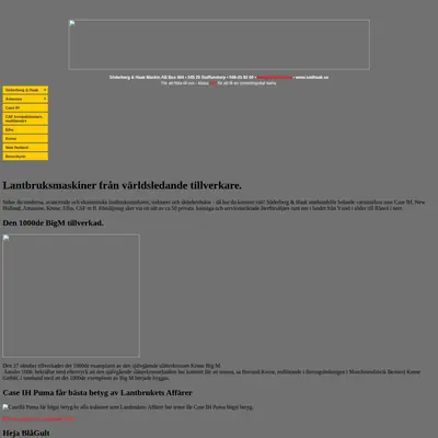 Söderberg & Haak, sodhaak.se startsida 2009