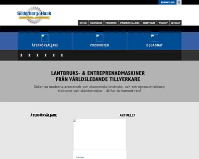 Söderberg & Haak, sodhaak.se startsida 2018