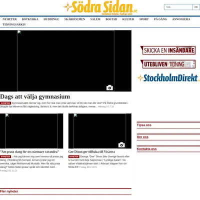 SÖDRA SIDAN startsida 2015