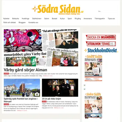 SÖDRA SIDAN startsida 2016