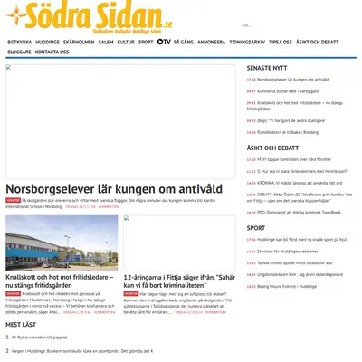 SÖDRA SIDAN startsida 2017