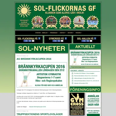 sol-flickorna.se startsida 2016
