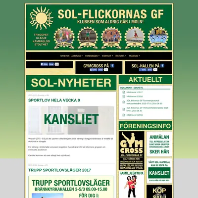 sol-flickorna.se startsida 2017