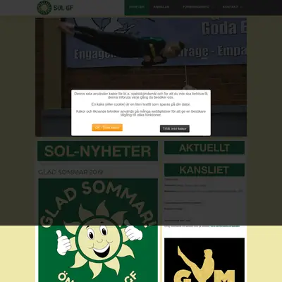 sol-flickorna.se startsida 2019