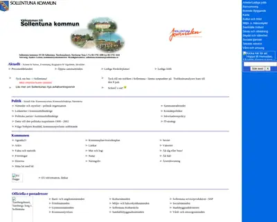 Vårt Sollentuna startsida 2000