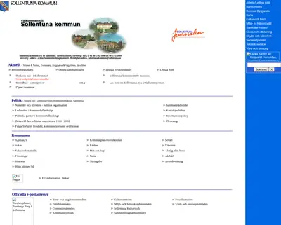 Vårt Sollentuna startsida 2002