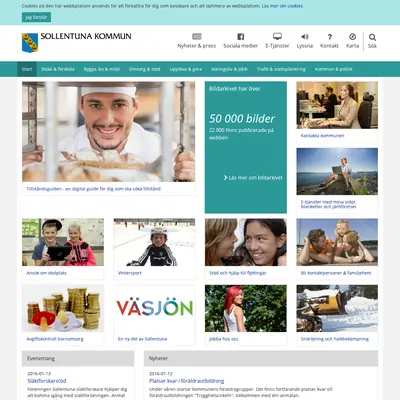 Vårt Sollentuna startsida 2016