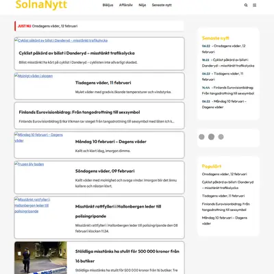 Solnanytt startsida 2025