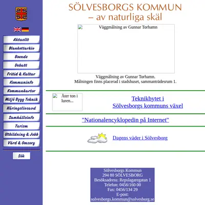 Sölvesborgs församlingsblad startsida 2001