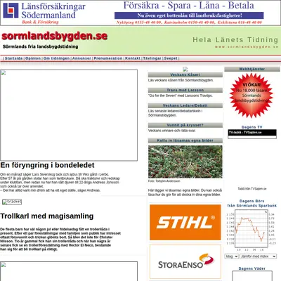 Sörmlandsbygden startsida 2011