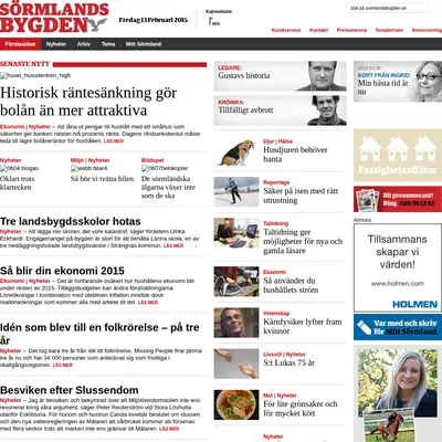 Sörmlandsbygden startsida 2015