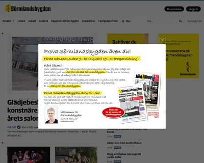 Sörmlandsbygden startsida 2020