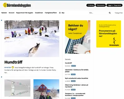 Sörmlandsbygden startsida 2021