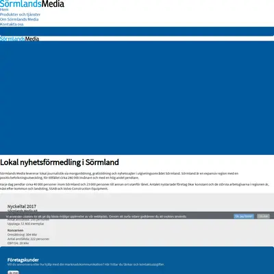 www.sormlandsmedia.se startsida 2019