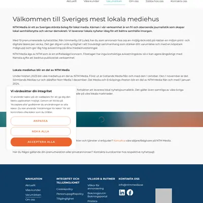 www.sormlandsmedia.se startsida 2024