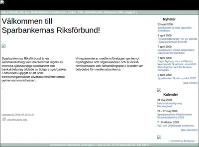 www.sparbankerna.se startsida 2008