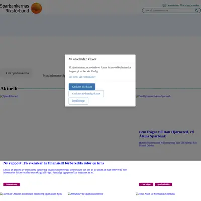 www.sparbankerna.se startsida 2025