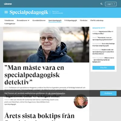 specialpedagogik.se startsida 2022