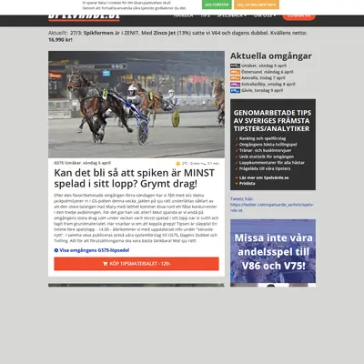 SPELVÄRDE.SE startsida 2020
