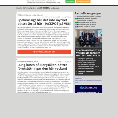 SPELVÄRDE.SE startsida 2021