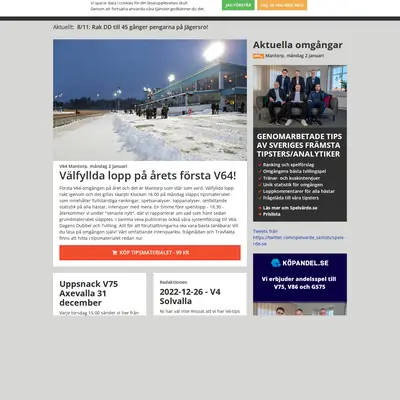 SPELVÄRDE.SE startsida 2023