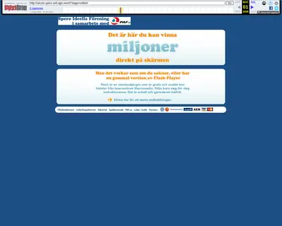 Spero startsida 2005