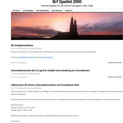 SPETTET startsida 2022
