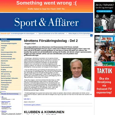 www.sportaffarer.se startsida 2012