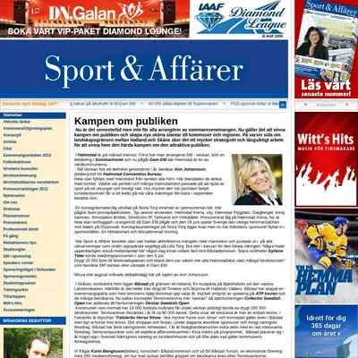 www.sportaffarer.se startsida 2013